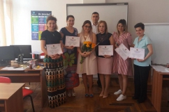 The English language training course organized by the Chair of Foreign Languages of the ISEC NAS RA is finished