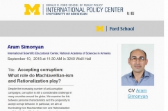 ISEC’s Lecturer Delivered Lecture at US University of Michigan
