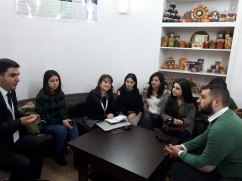 Консультативная встреча со студентами МНОЦ НАН РА