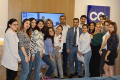 ՀՀ ԳԱԱ ԳԿՄԿ ուսանողների հանդիպումը «C-Quadrat Ampega Armenia» ընկերության հետ