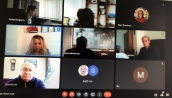 THE ISEC NAS RA DEAN ATOM MKHITARYAN'S REMOTE MEETING WITH THE HEADS OF THE DEPARTMENTS