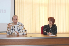 Meeting of ISEC students with business entrepreneur Bakur Melkonyan at the 