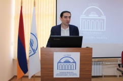 On the Occasion of March 8, Director of ISEC A. Sargsyan congratulated the female employees